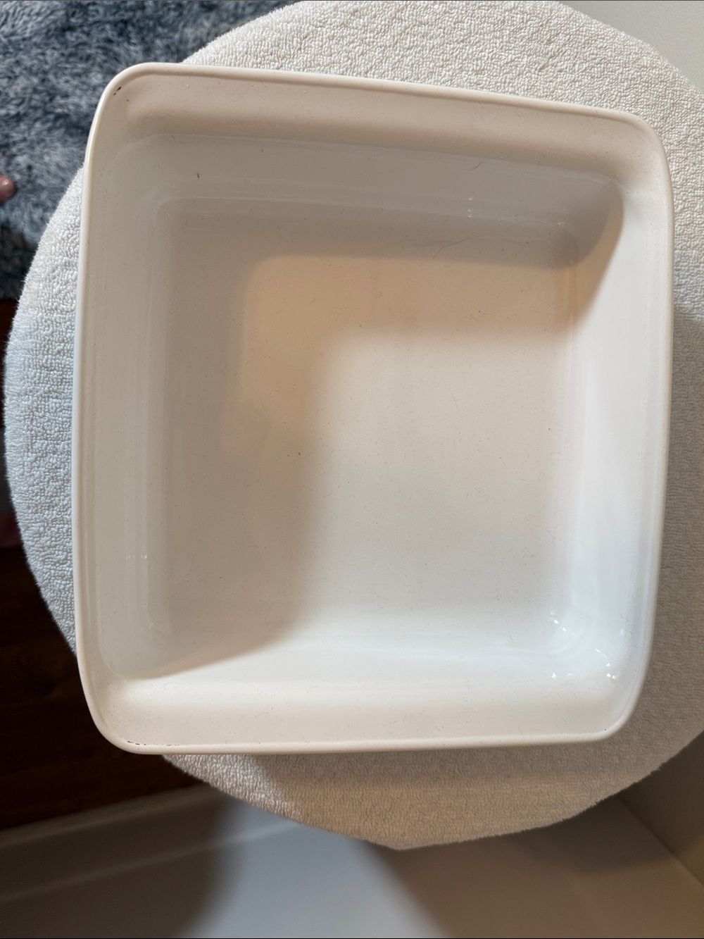 Vintage Corningware 2 Qt Baking Dish with Blue Floral Pattern - Picture 3 of 6